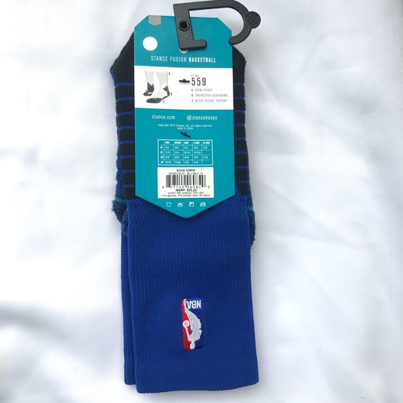 NBA STANCE CORE SOLID CREW 559 - Picture 2 of 4